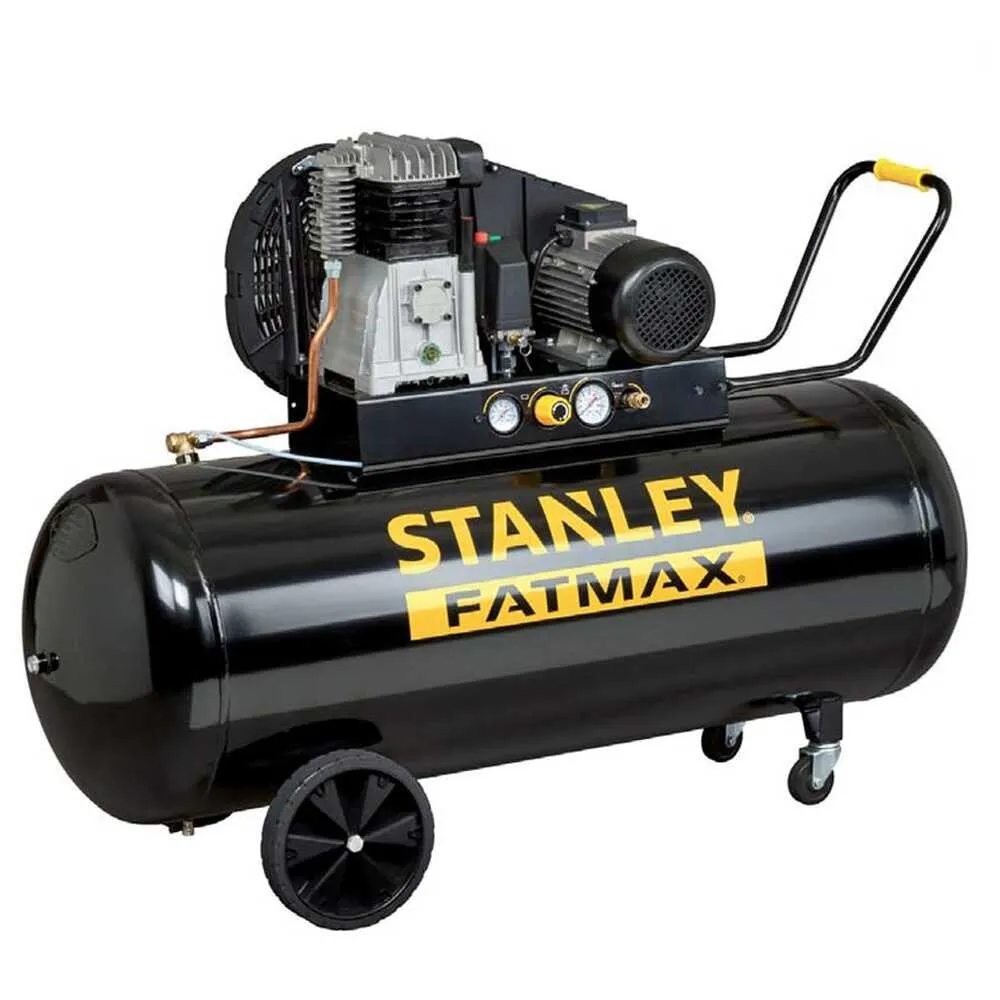 Stanley Fatmax B 480/10/270T - Compresseur d'air électrique triphasé à courroie - Moteur 4 CV - 270 L
